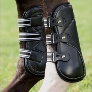 Equifit D-Teq Open Black Front Boots Medium